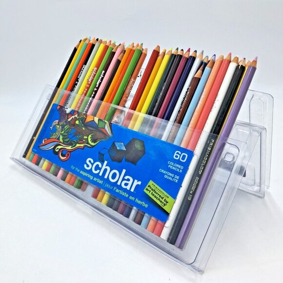 Prismacolor Scholar Colored Pencils 60-Count 92808HT-Slightly Used - Picture 6 of 7